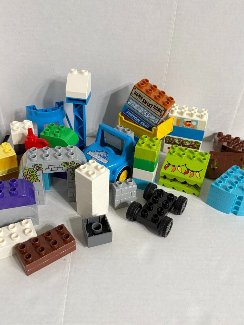 Lego Duplo Creative Brick Lot Blocks Minifigures Vehicles Wheeled Bases ASsorted